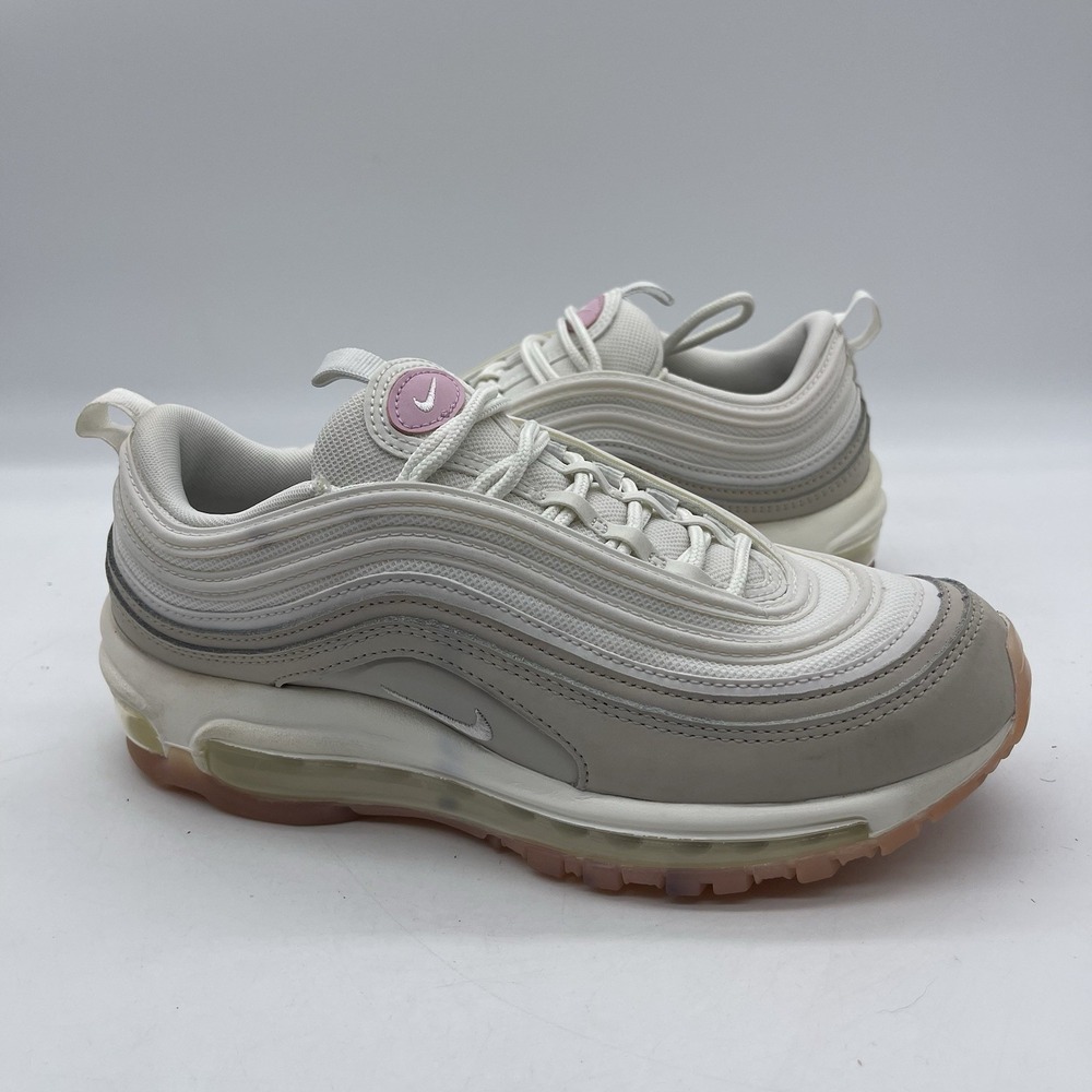 Nike Air Max 97 CT1904-100 Women's Size 7.5 Running Shoes Summit White Rose